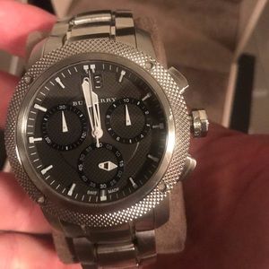 Stainless Steel Men’s Full Size Watch - Burberry